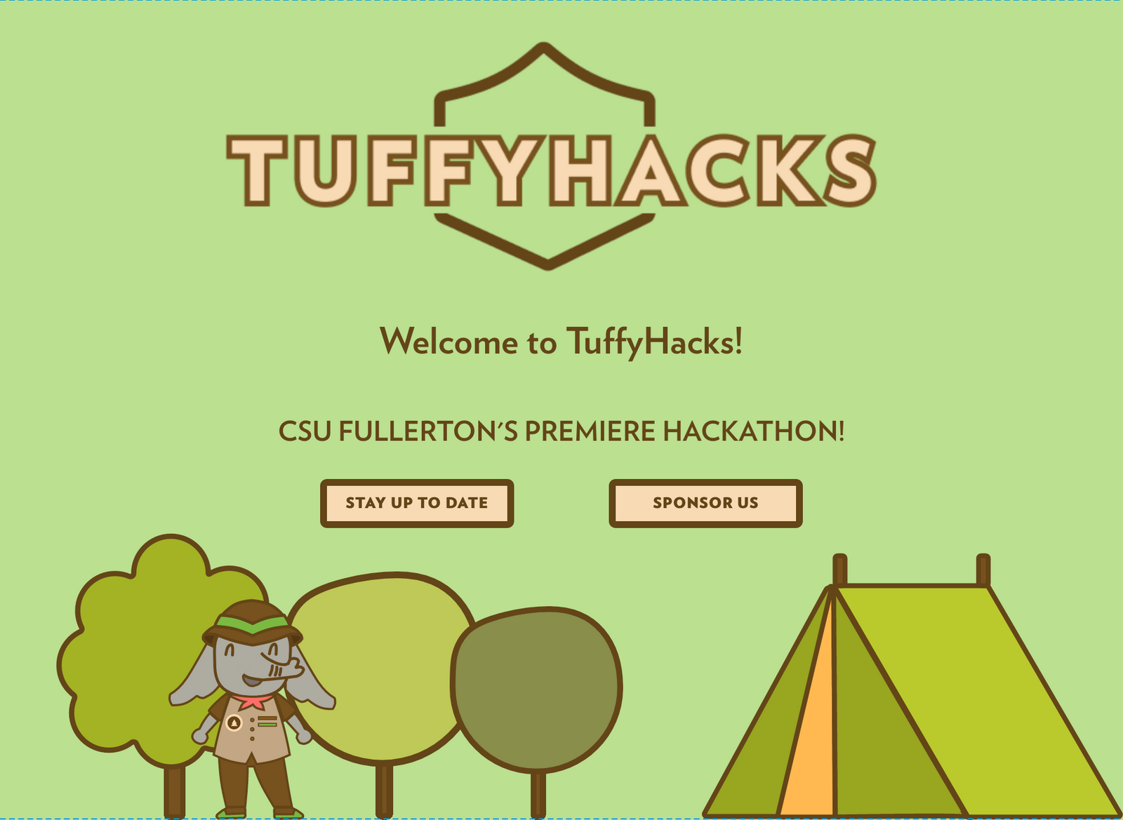 TuffyHacks 2021 website